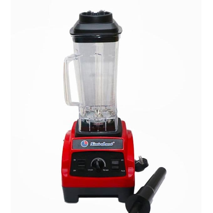 High performance Simbaland BL-3500W Blender 4L - Red & Black