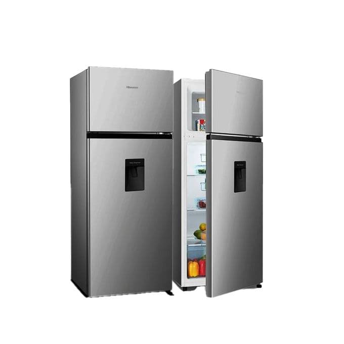 Hisense 270 Litres Double Door Defrost Fridge With Dispenser RD-27DR - Silver