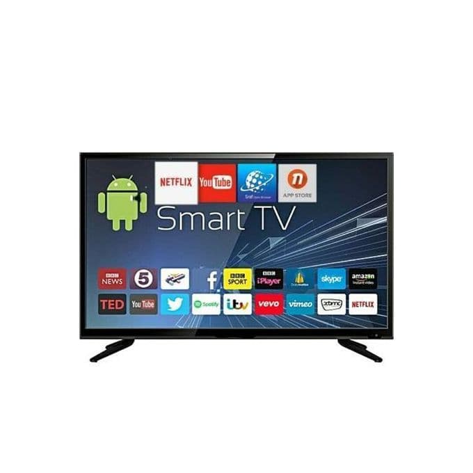 Smart Plus 32" Smart Android Digital TV With YouTube, Netflix & Google Play Services - Black