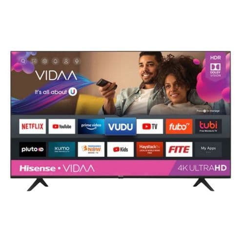 Hisense 50 Inch LED 4K Utra HD Smart TV - 50A6HS - Black