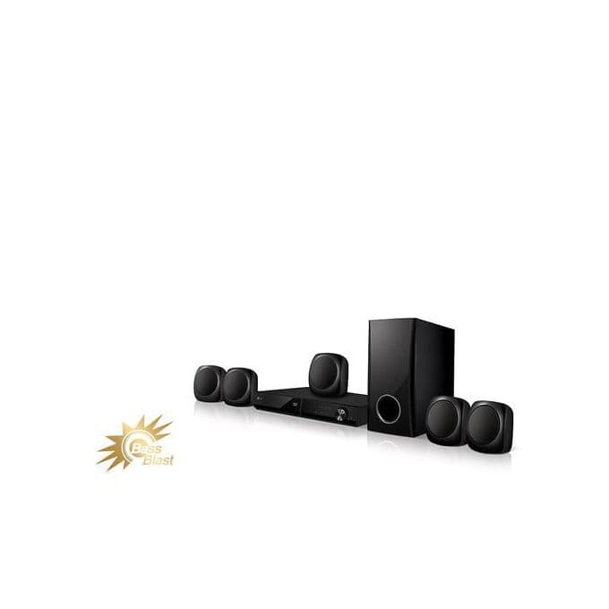 LG DVD Home Theater Real Surround Sound System 5.1CH. - Black