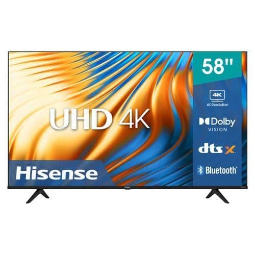 Hisense 58 Inch 4K Utra HD VIDA Smart TV - Black