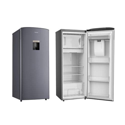 Smartec 230 Litres Single Door Refrigerator With Dispenser Grey - 1 Year Warranty