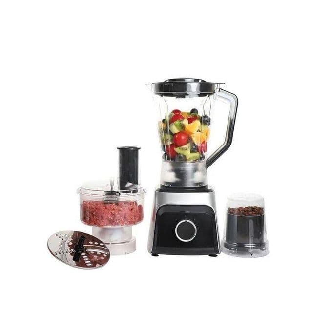 Hoffmans 5 in 1 Multifunction Blender 1.8L home Use Und Powerful Commercial Food Processor With Juicer, Blender And Grinder-Black