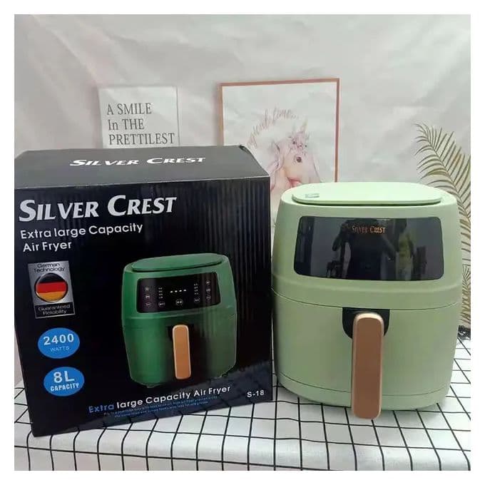 silver crest 8L Digital Control Air Fryer - Black