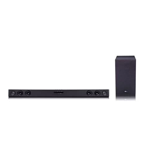 LG Sound Bar SJ3 2.1ch 300W with Wireless Subwoofer - Black