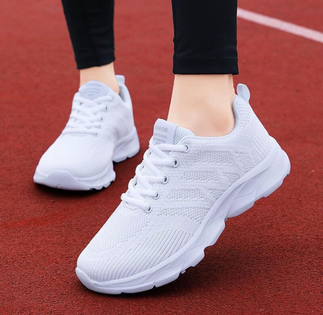 Women's Fashion Sports Sneakers - White