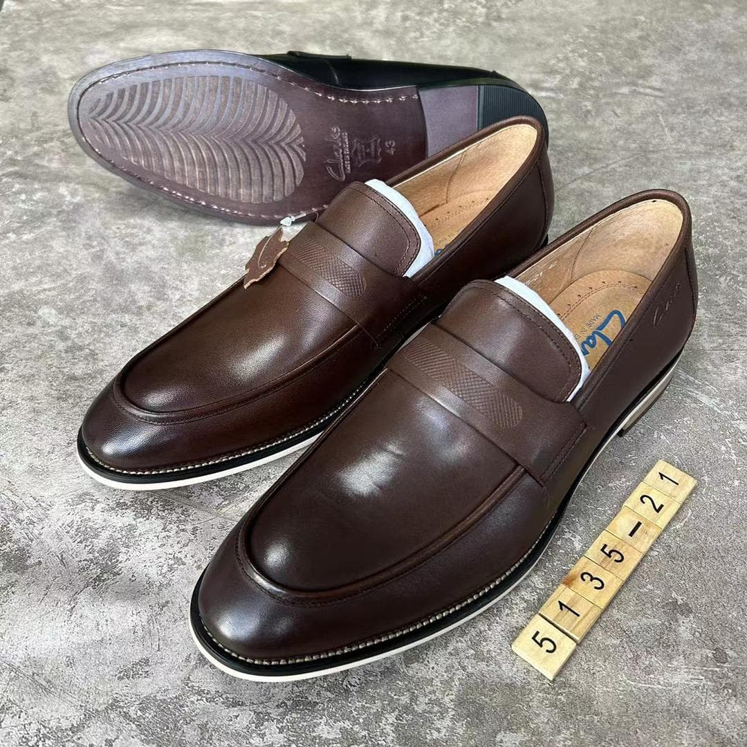 Elegant clarks gentle shoes-brown