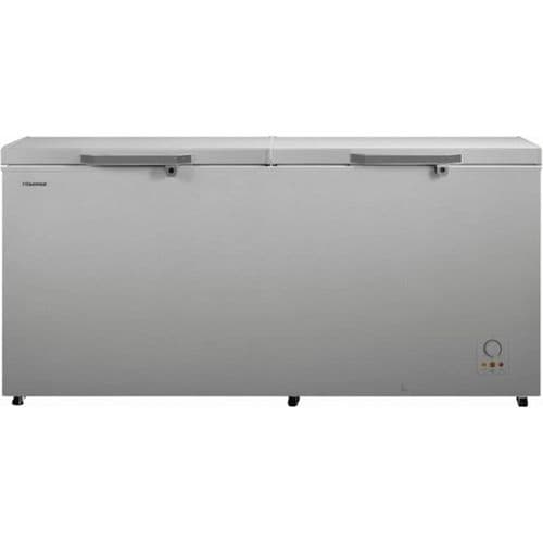 Hisense 660 Litres Double Chest Freezer FC-94DT4HA Business Deep Freezer - Grey.