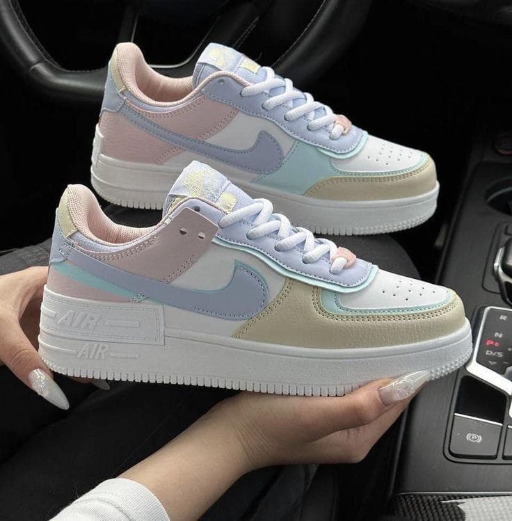 Classy Female Nike Air Force one gray