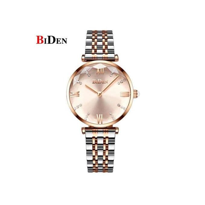 biden Stainless Steel Analog Ladies Watch - Gold