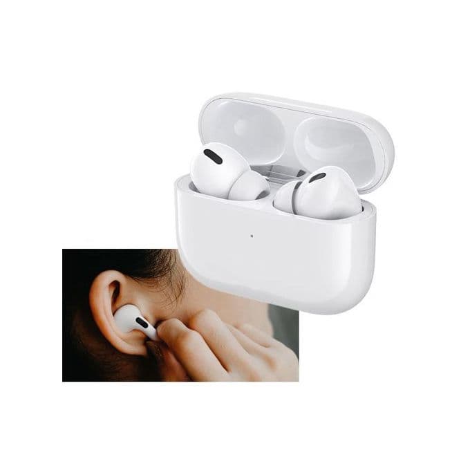 Evisu Airpods Pro With Noise Cancellation - White1