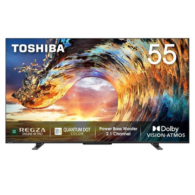 Toshiba 55 Inch 4K UHD Smart VIDAA TV (55c350kw) - Black (3 YRS WRTY)