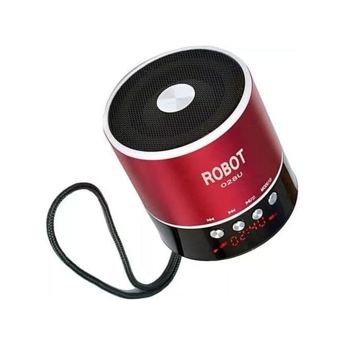 Robot Mini Bluetooth Speaker With MP3 And FM Radio - Black,Color