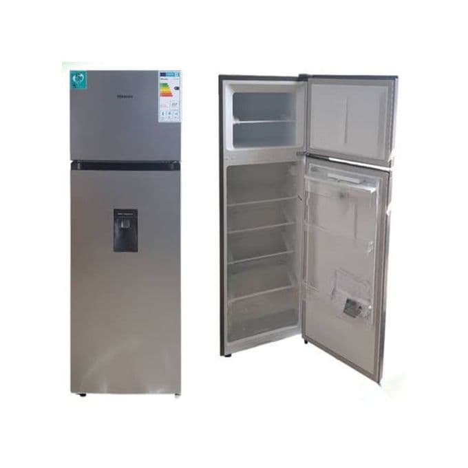 Hisense 270L Dispenser Top Mounted Double Door Refrigerator -Silver