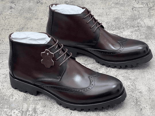 Men Casual Clarks Boots Leather Business Dress Soft Office Safety